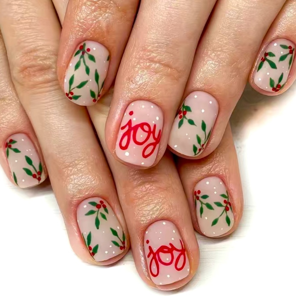 Christmas Press On Nails
